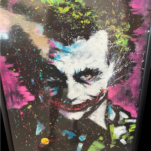 284486 Stephen Fishwick The Joker PRINT POSTER 24 x 36 professionally framed
